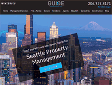 Tablet Screenshot of guidepm.com